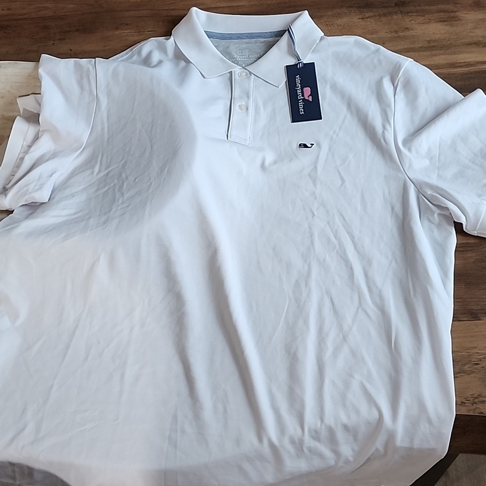 Vineyard Vines Mens White Polo Shirt